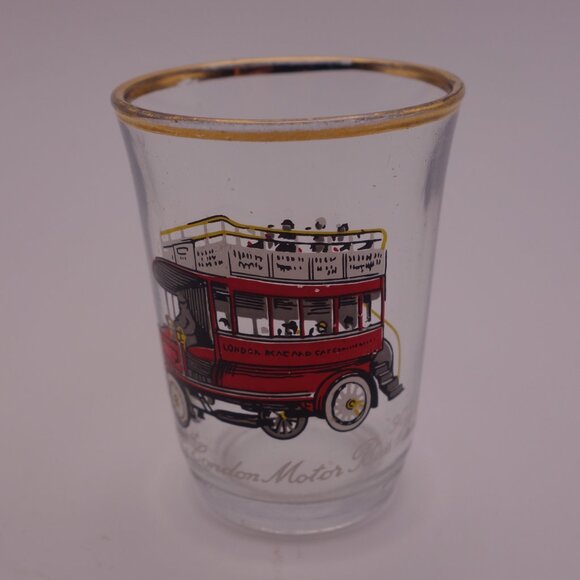 Set of Six Shillibeer Omnibus Hancocks Steam Coach London Omnibus Shot Glasses - Picture 6 of 14